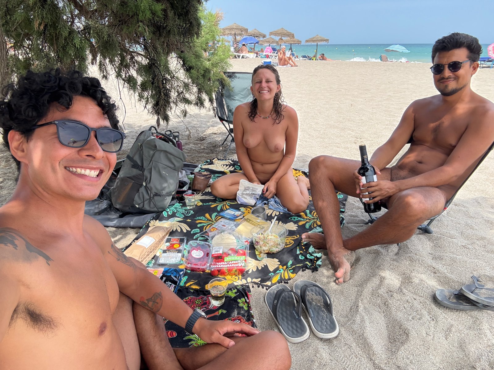 Vera naturist beach overview